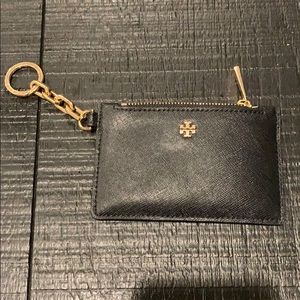 Tory Burch Black Keychain Wallet